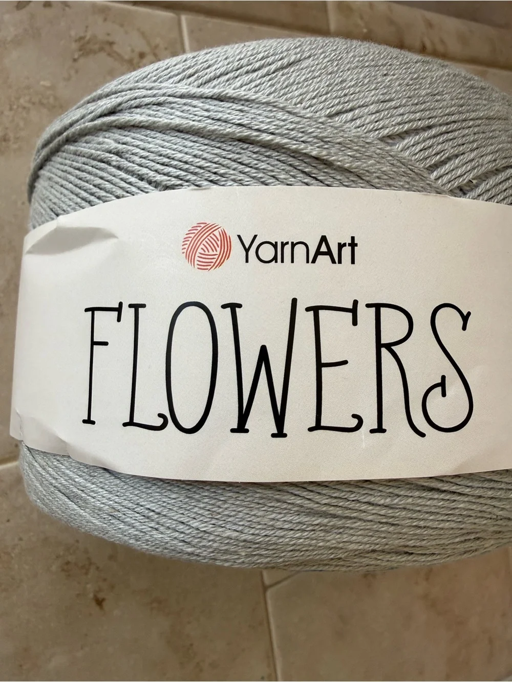 Yarn Art Flowers Blue Gradient Yarn Cake - Navy to Pale Blue/Gray